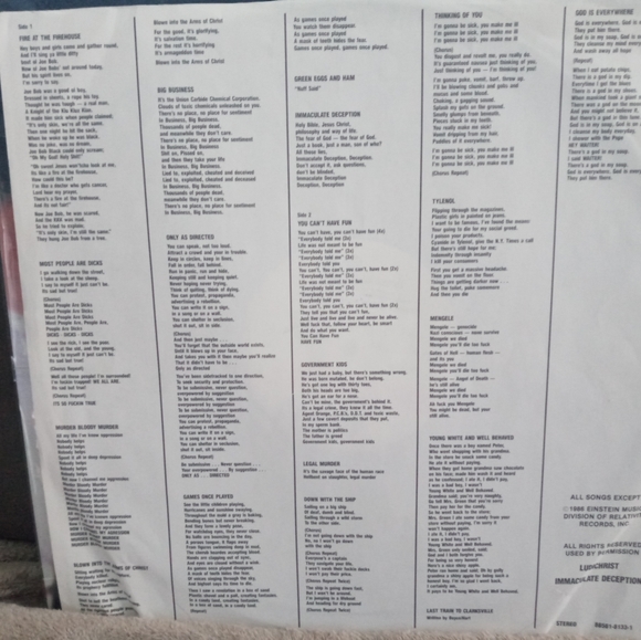 1990 TEST PRESSING THE FIXTURES DEFECT!! - Picture 4 of 7